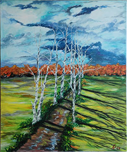 Birkenallee von Ferenc Nagy