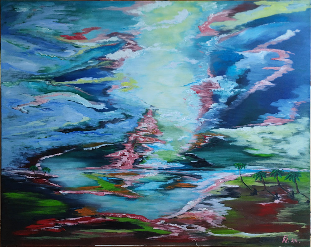 Unwetter in der Karibik von Ferenc Nagy